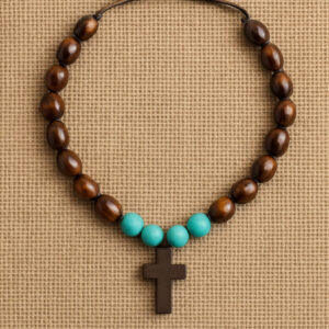 Wooden Cross Neclace