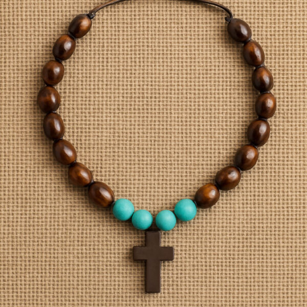 Wooden Cross Neclace
